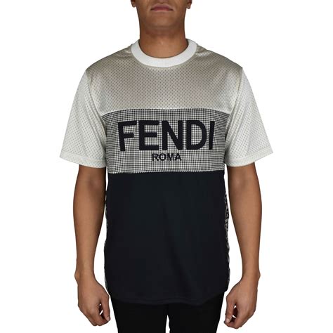 fendi t shirt mens|Fendi men's t shirt sale.